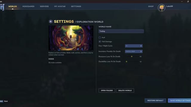Tự tải và chép mod vào thư mục của Hytale