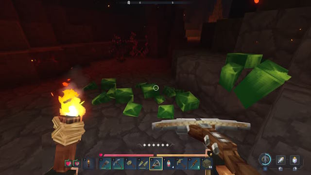 Thorium là quặng xanh lục, có thể tìm thấy tại Desert Biome hoặc Underground Lava Cave