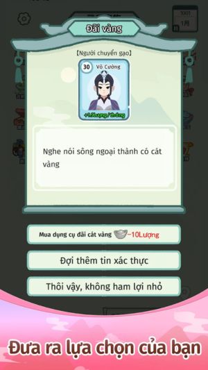 Đưa ra lựa chọn của bạn