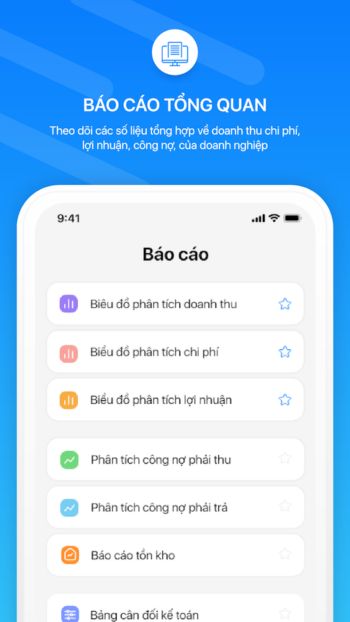 Hệ thống báo cáo tổng quan