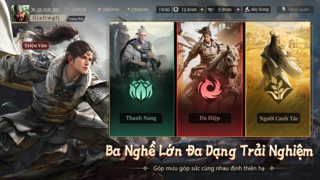 Ba nghề lớn đa dạng sự trải nghiệm