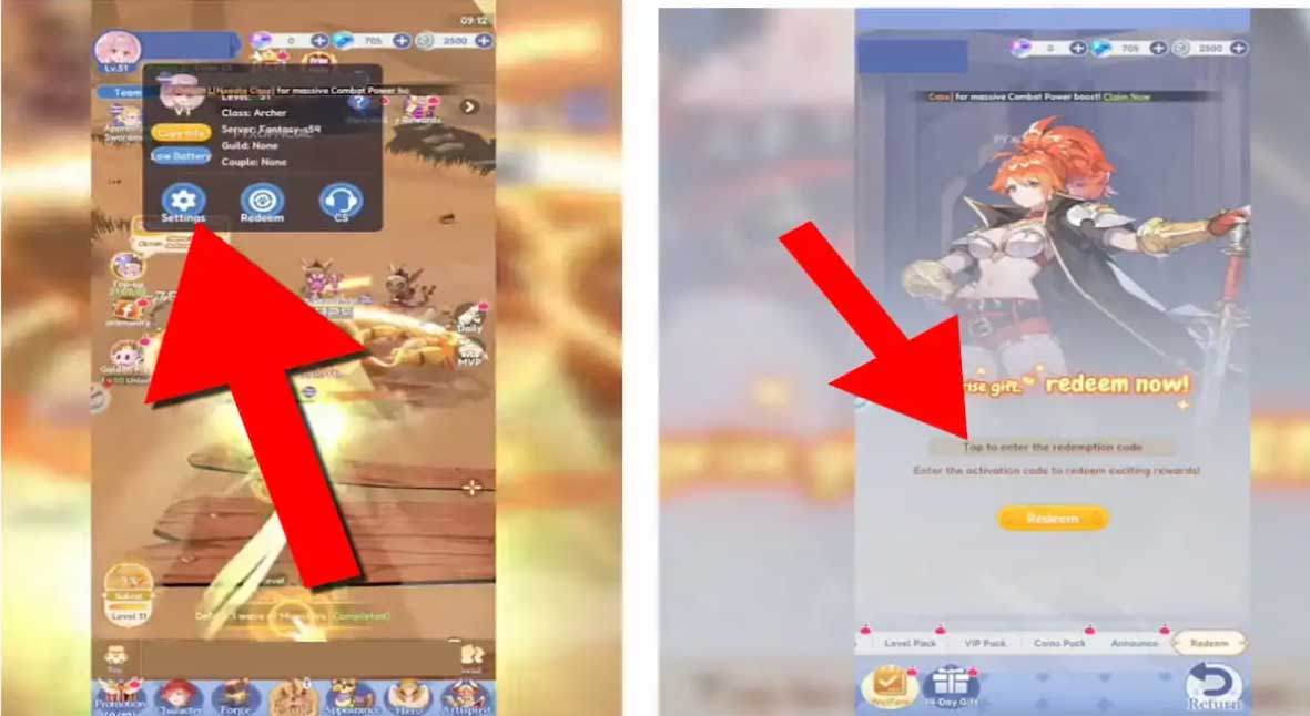 Hướng dẫn đổi code Ragnarok Twilight