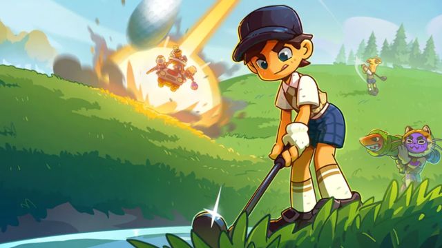 Đánh gôn và tiêu diệt đối thủ trong game thể thao Super Battle Golf