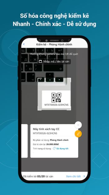 Số hóa công nghệ kiểm kê