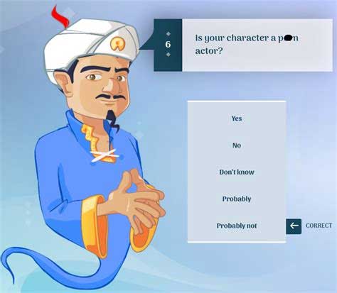 Những lỗi cần tránh khi chơi game Akinator