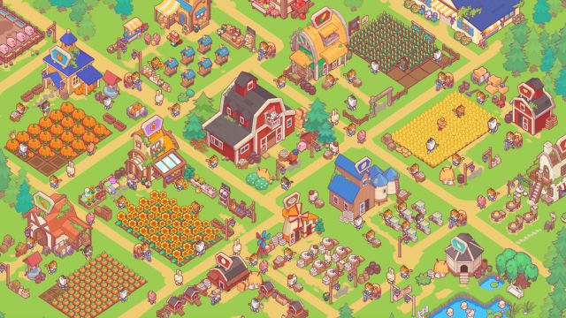 Trở thành thị trưởng mới và xây dựng nhà cửa, cửa hàng, trang trại 