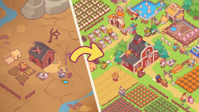 Trải nghiệm xây dựng thị trấn hấp dẫn và nhập vai