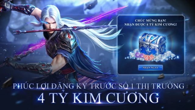 Phúc lợi khủng khi đăng ký với 4 tỷ kim cương