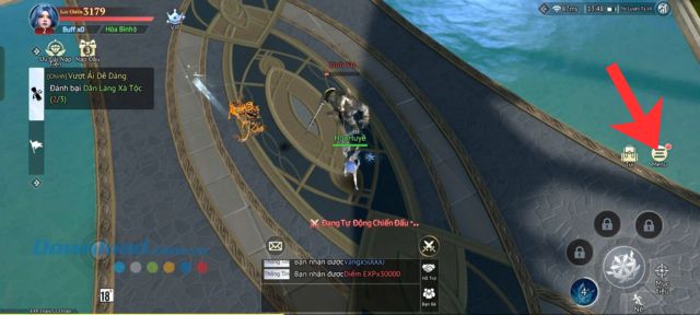 Nhấn vào mục Menu