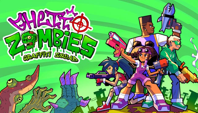 Ghetto Zombies: Graffiti Squad là game bắn zombie vui nhộn 