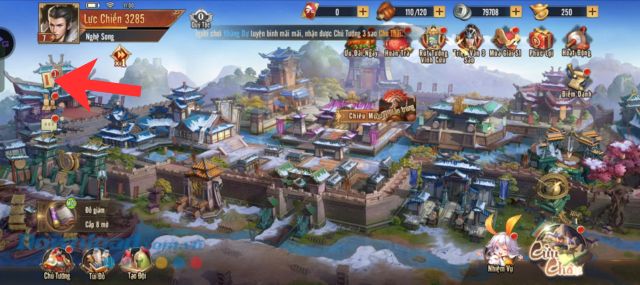 Nhấn vào mục Hòm thư