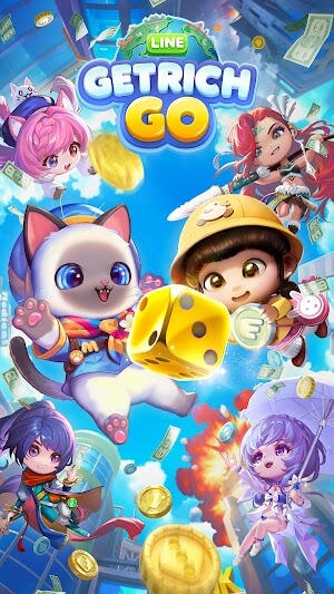 LINE GetRich GO là một board game cờ tỷ phú mới