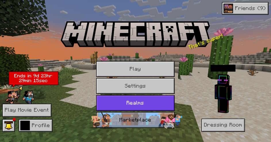 Cách đổi tên trong Minecraft Bedrock