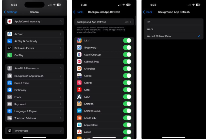 Ứng dụng hoạt động trên nền hệ thống