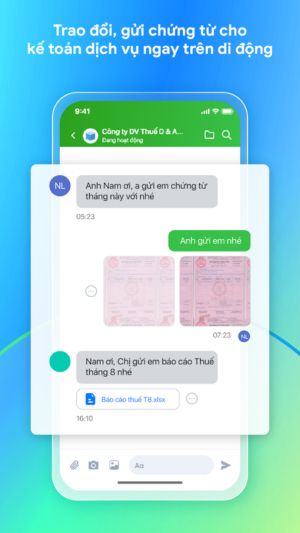 Trao đổi, gửi chứng từ nhanh chóng
