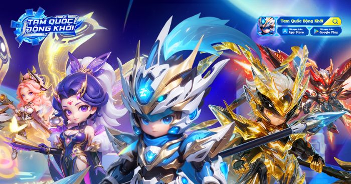 Tam Quốc Động KhởiGame đấu tướng Tam Quốc chiến đấu tự động