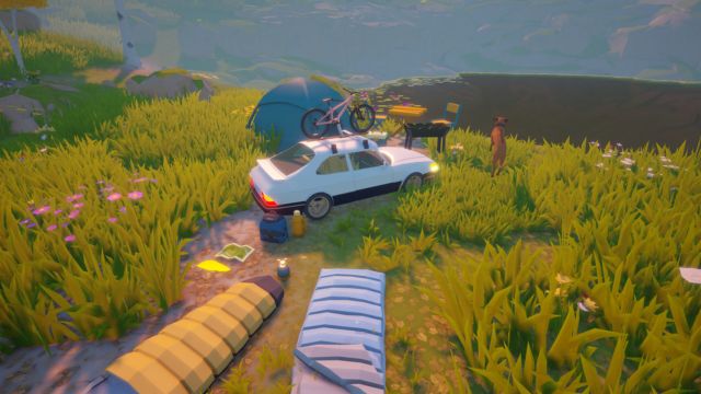 Dỡ đồ, dựng lều và trang trí khu cắm trại nhỏ xinh bằng sự sáng tạo và trí tưởng tượng bay bổng