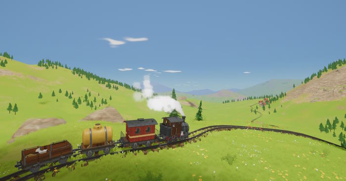 Tiny Train AdventuresGame xây dựng đường sắt và lái tàu thư giãn
