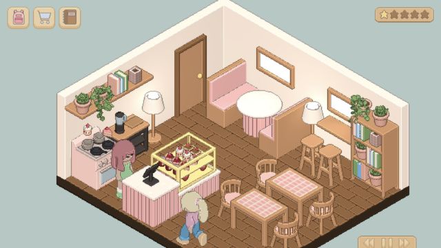 Trồng dâu tây, nấu ăn và quản lý nhà hàng trong game Strawberry Cafe