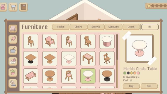 Trang trí nhà hàng dâu tây bằng đồ nội thất, cây xanh, tranh treo tường...