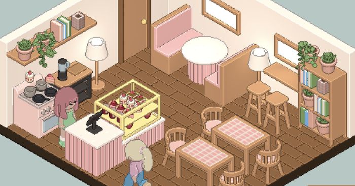 Strawberry CafeGame quản lý tiệm cà phê dâu tây cute