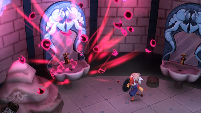 Làm chủ  khiên Ukoback để chiến đấu, khám phá và giải đố