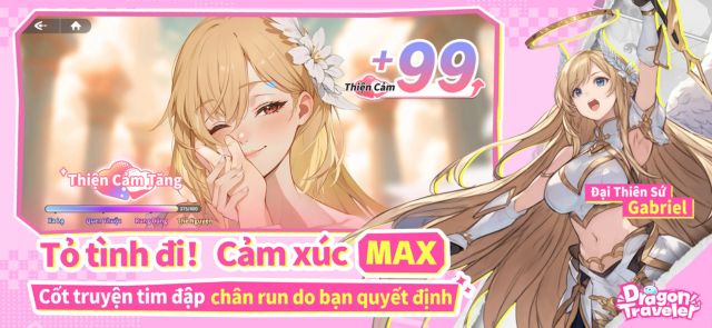 Cốt truyện mang đạm chất anime kèm tính năng gầy dựng các quan hệ tình cảm