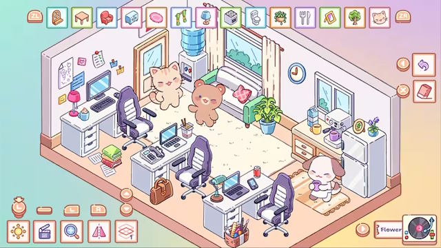 Mời các loài động vật dễ thương sinh hoạt trong phòng