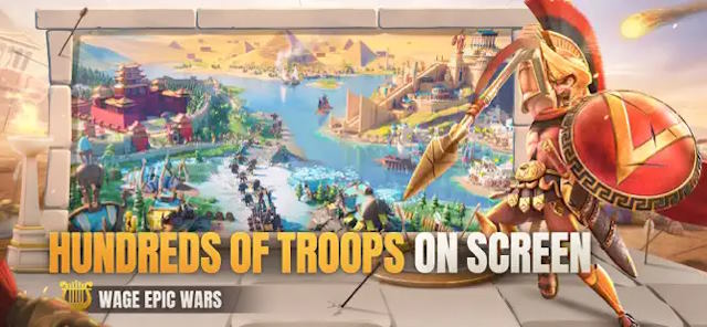 Hàng trăm đơn vị trên chiến trường