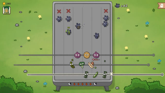 Kéo, thả và xem những xiên thịt tham gia trận chiến