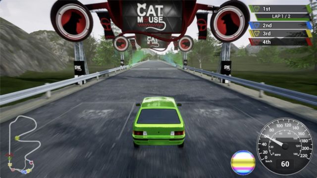 Street Claws: Cat and Mouse Racing là game đua xe phong cách mèo vờn chuột độc đáo