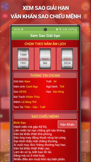 Xem sao giải hạn