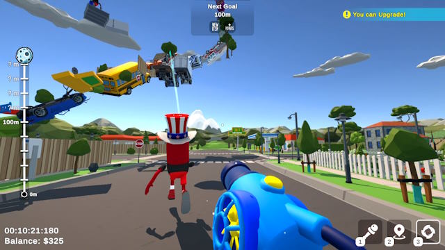 Totally Safe Moon Project là game xây dựng leo trèo co-op giống Only up!