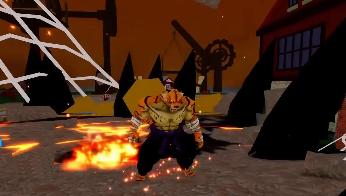 Hóa thân thành hổ trong Blox Fruits