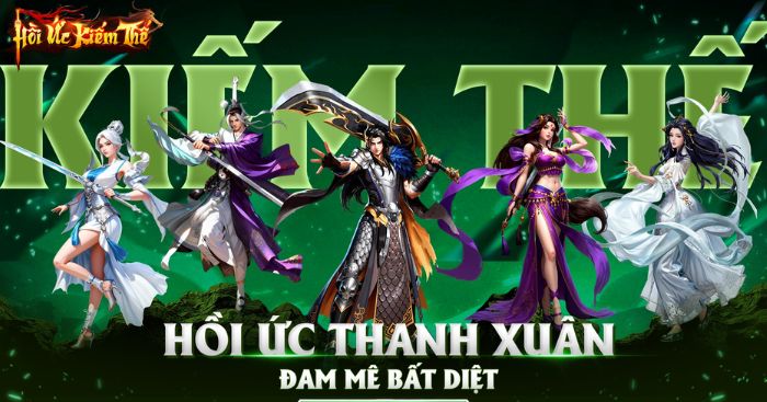 Hồi Ức Kiếm Thế MobileGame nhập vai, cày cuốc chủ đề kiếm hiệp