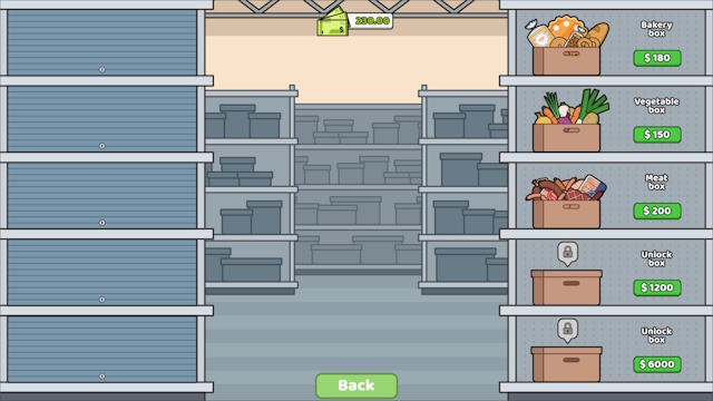 Mua các sản phẩm mới và nâng cấp cửa hàng