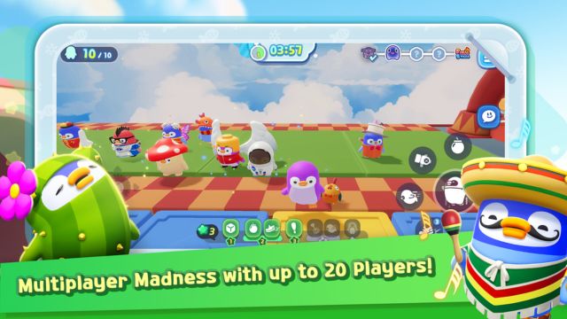 Cạnh tranh trên đấu trường 20 người chơi vui nhộn mang tên Party Pop Bubblyz