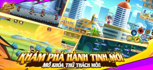 Khám phá hành tinh mới, mở khóa thử thách mới