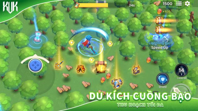 Du kích cuồng bạo, thu hoạch tối đa