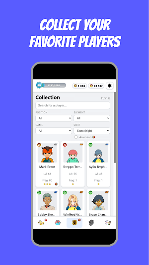 Thu thập những cầu thủ yêu thích