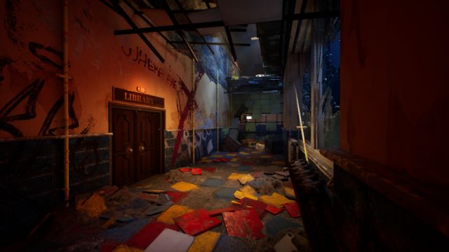 Đi qua những hành lang tăm tối và các căn phòng bí ẩn với bố cục luôn thay đổi