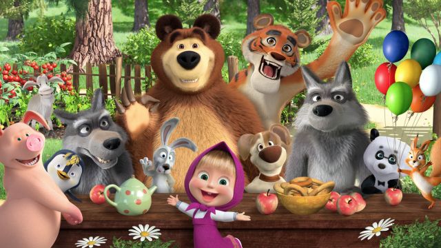 Dàn nhân vật vui nhộn, đáng yêu để tương tác trong game Masha and the Bear: My Friends