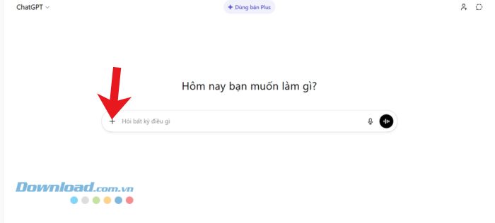 Nhấn vào biểu tượng dấu "+", ở khung tìm kiếm.