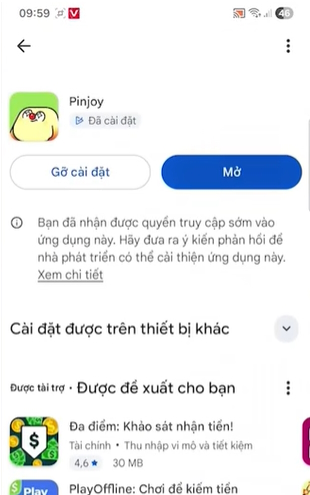 Mở PinJoy