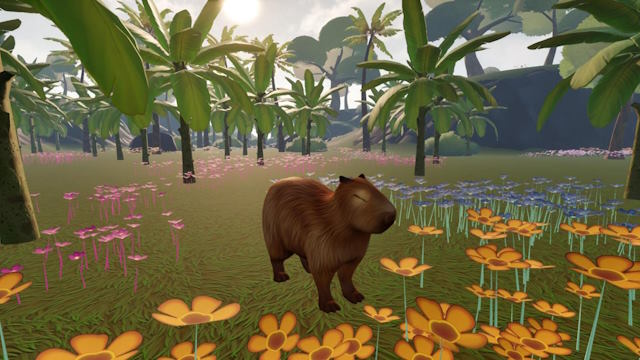 Capybara Simulator cho phép bạn hóa thân thành chú chuột lang nước