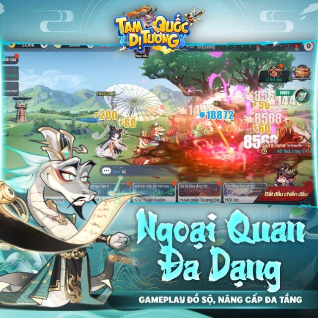 Ngoại quan đa dạng - Gameplay đồ sộ, nâng cấp đa tầng