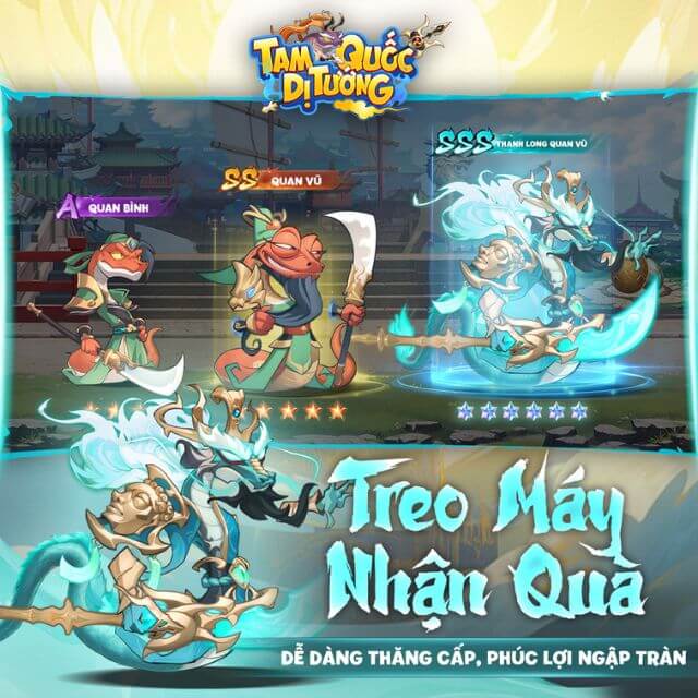 Tính năng treo máy giúp thu thập và tích lũy các loại tài nguyên một cách liên tục