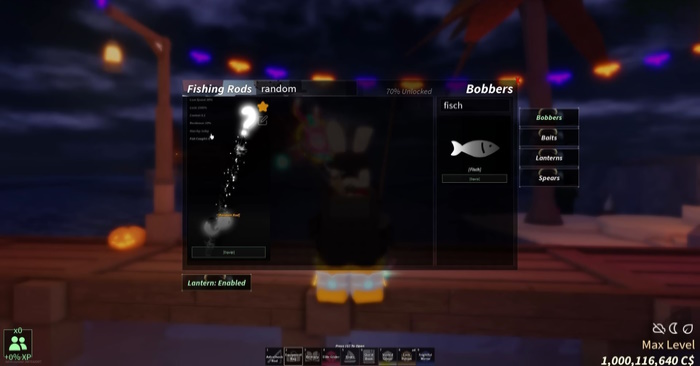 Cần câu ngẫu nhiên trong Fish