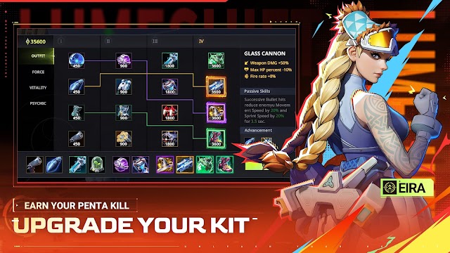 Nâng cấp bộ trang bị của bạn để trở nên mạnh mẽ hơn trong Lumeshift