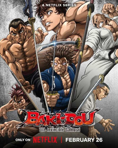 Poster phim Hành trình của Baki: Samurai bất bại